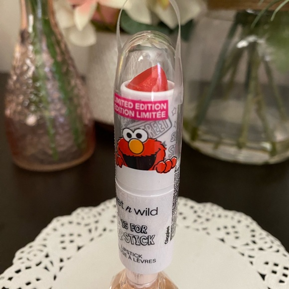 ππ LIMITED EDITION WET n WILD SESAME STREET ELMO LIPSTICK. BRAND NEW SEALED! - Picture 5 of 6
